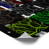 Cracked Space Lava Collectie Poster (Hoek)