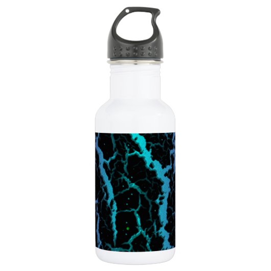 Cracked Space Lava - Purple/Cyan Waterfles (Voorkant)