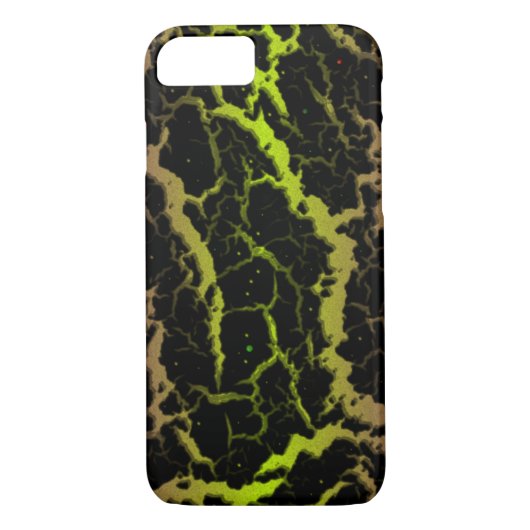 Cracked Space Lava - Purple/Lime Case-Mate iPhone Case (Achterkant)
