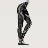 Cracked Space Lava - White/Brown Leggings (Rechts)