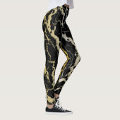 Cracked Space Lava - White/Gold Leggings (Rechts)