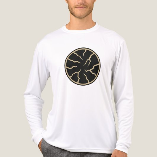 Cracked Surface Graphics Tri-Blend Shirt (Voorkant volledig)