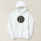 Cracked Surface Men's Hooded Sweatshirt (Design voorkant)