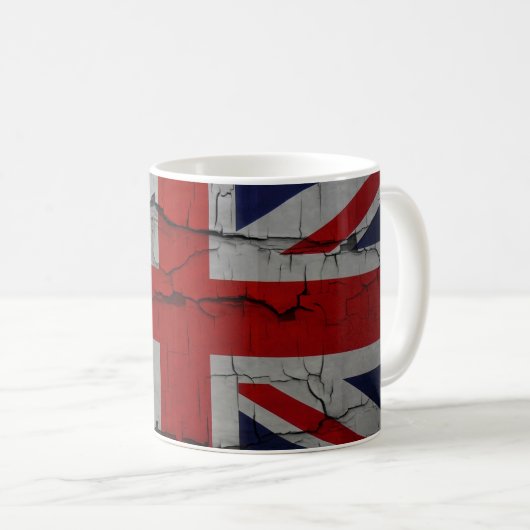 Cracked Union Jack, Britse Mok voor vlaggenkoffie (Voorkant rechts)