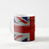 Cracked Union Jack, Britse Mok voor vlaggenkoffie (Voorkant links)