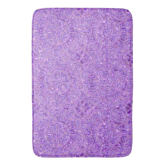 Cracked Violet Bath Mat (Voorkant Verticaal)