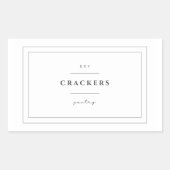 Crackers Etiket Stickers (Voorkant)