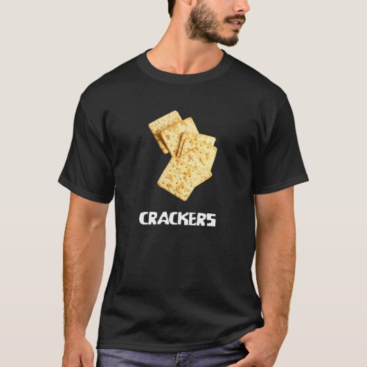 Crackers koppelen kostuumkaas en crackers t-shirt (Voorkant)