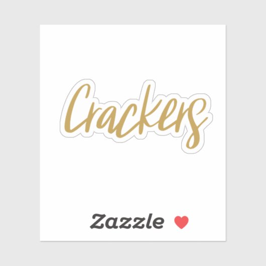 Crackers Opslag Sticker (Vel)