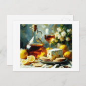 crackers van kaaswijn, briefkaart (Voorkant / Achterkant)