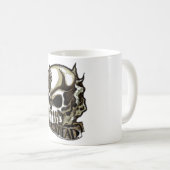 CRACKHEAD TATTOO SKULL COFFEE JUNKY MUD JAVA MOK (Voorkant rechts)