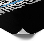 Crackhead Whisperer Politieagent Poster (Hoek)