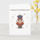 Cracking Into the Holiday Spirit  Kaart (Gele Bloem)
