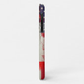 Crackle Paint | Canadese Amerikaanse vlag Case-Mate iPhone Case (Achterkant/links)