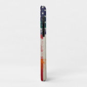 Crackle Paint | Ierse Amerikaanse vlag Case-Mate iPhone Case (Achterkant/links)