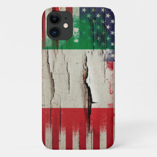 Crackle Paint   Italiaanse Amerikaanse vlag Case-Mate iPhone Case