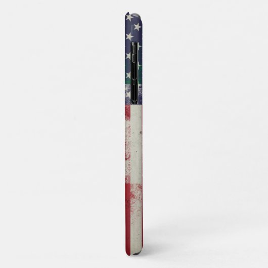 Crackle Paint | Italiaanse Amerikaanse vlag Case-Mate iPhone Case (Achterkant/links)