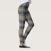 Crackle Plaid Beige en Bruine Leggings (Rechts)