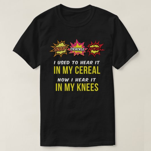 Crackle Pop Tshirt (Design voorkant)