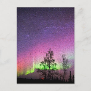 Crackle Texture Art Noorderlicht Sky Alaska Briefkaart