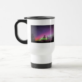 Crackle Texture Art Northern Lights Sky Alaska Reisbeker