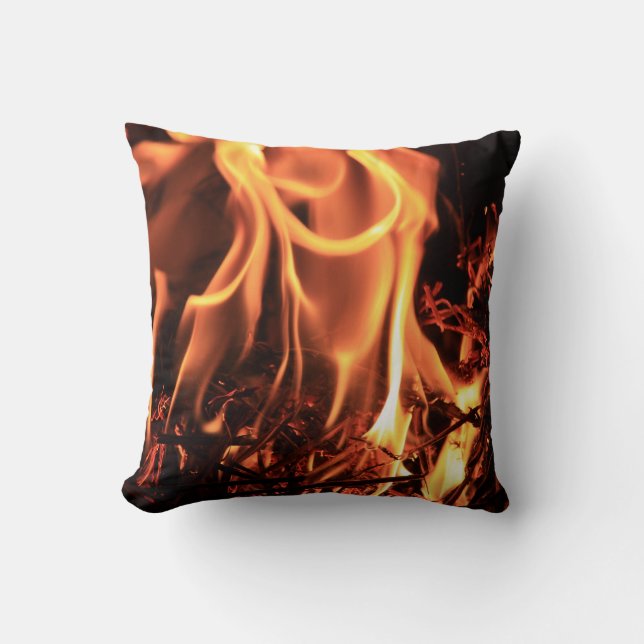 Cracklin Fire Kussen (Voorkant)