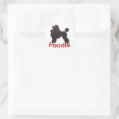 Cradle Black Poodle Sticker (Tas)