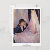 Cradle by Berthe Morisot Briefkaart (Voorkant / Achterkant)