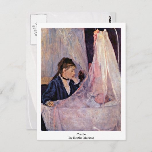 Cradle by Berthe Morisot Briefkaart (Voorkant / Achterkant)
