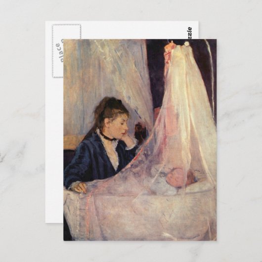 Cradle by Berthe Morisot Briefkaart (Voorkant / Achterkant)