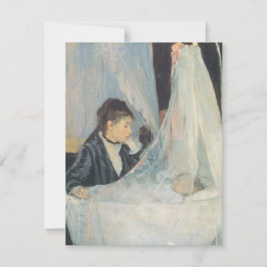 Cradle by Berthe Morisot,  impressionisme (Voorkant)