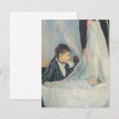Cradle by Berthe Morisot,  impressionisme (Voorkant / Achterkant)