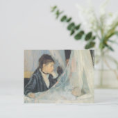 Cradle by Berthe Morisot,  impressionisme Briefkaart (Staand voorkant)