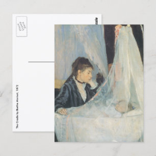 Cradle by Berthe Morisot,  impressionisme Briefkaart