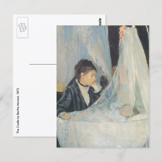 Cradle by Berthe Morisot,  impressionisme Briefkaart (Voorkant / Achterkant)