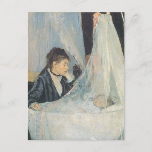 Cradle by Berthe Morisot,  impressionisme Briefkaart (Voorkant)