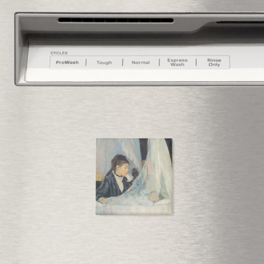 Cradle by Berthe Morisot,  impressionisme Magneet (Insitu (Vaatwasser))