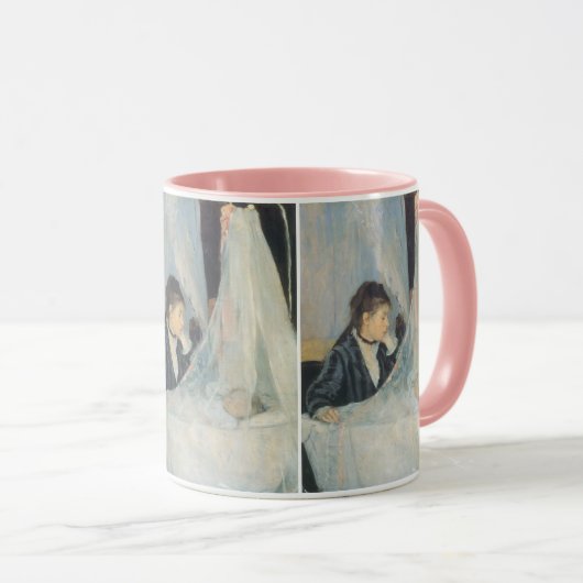 Cradle by Berthe Morisot,  impressionisme Mok (Voorkant rechts)