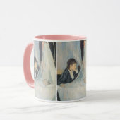 Cradle by Berthe Morisot, impressionisme Mok (Voorkant links)