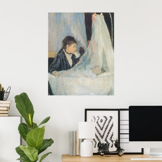 Cradle by Berthe Morisot,  impressionisme Poster (Thuiskantoor)