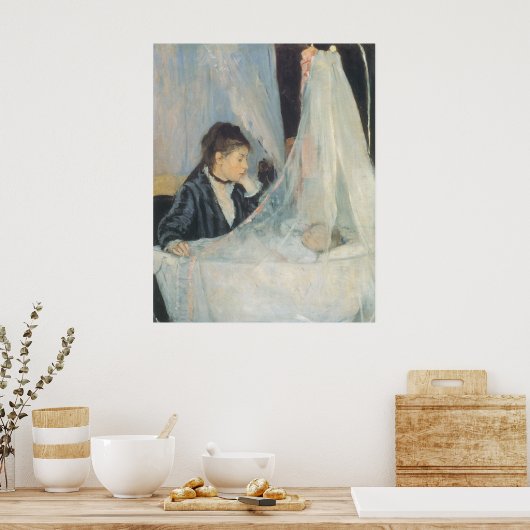 Cradle by Berthe Morisot,  impressionisme Poster (Keuken)