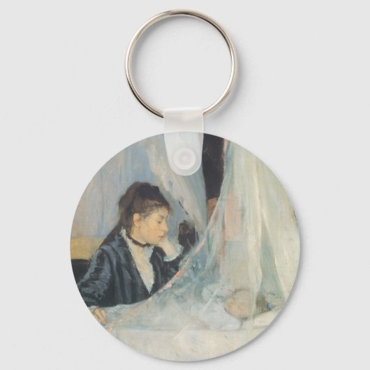 Cradle by Berthe Morisot, impressionisme Sleutelhanger (Voorkant)