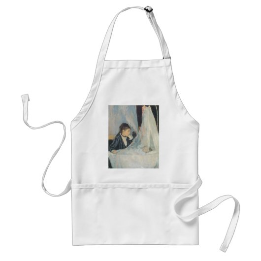 Cradle by Berthe Morisot,  impressionisme Standaard Schort (Voorkant)