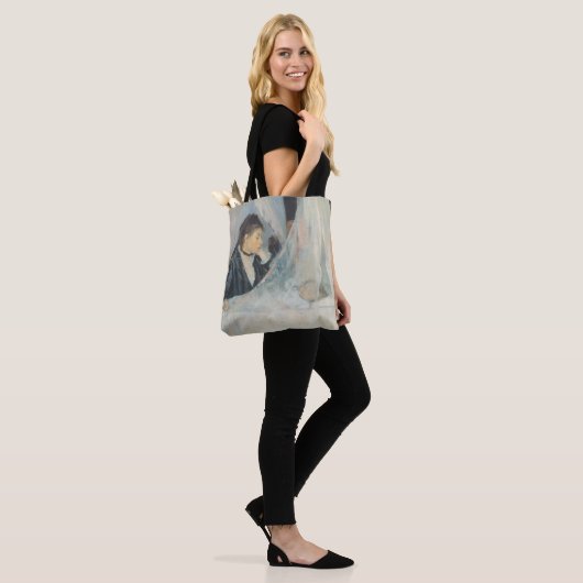 Cradle by Berthe Morisot,  impressionisme Tote Bag (Op model)