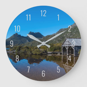 Cradle Mountain en Dove Lake Landscape Panorama Grote Klok