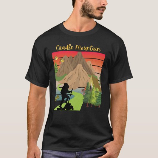Cradle Mountain Hiker T-shirt (Voorkant)
