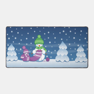 Craeth Snowman Knitting Scarf Bureaumat