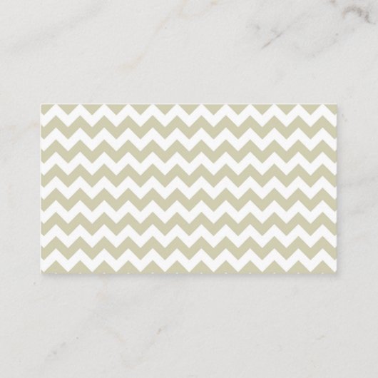 Craft Artist - Chevron Simple Jasmine Visitekaartje (Achterkant)