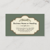 Craft Artist - Retro Chic Lace Visitekaartje (Achterkant)