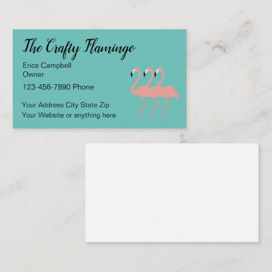 Craft Arts Thema Visitekaartje (Voorkant / Achterkant)